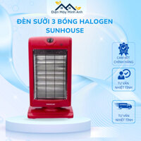 Đèn Sưởi 3 Bóng Halogen Sunhouse Công Nghệ Cao Làm Ấm Nhanh Tiện Lợi SHD7016