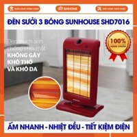 Đèn Sưởi 3 Bóng Sunhouse SHD7016, Máy Sưởi Sunhouse SHD7016, Tốc Độ Làm Ấm Nhanh, Tỏa Nhiệt Đều - bảo hành 12 tháng