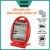 Đèn sưởi ấm mini 2 bóng nhiệt Quạt sưởi hình cá công suất 800W để bàn hoặc dùng cá nhân tiện lợi BẢO HÀNH 12 THÁNG
