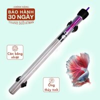 Đèn sưởi bể cá cảnh Atman CH 100w 200w 300w 500w vỏ thủy tinh, tự động cân bằng nhiệt - bảo hành 30 ngày