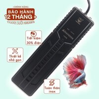 Đèn sưởi bể cá cảnh HAKAWIN AT-808 200w điều chỉnh led, tích hợp nhiệt kế, điều khiển bấm ngoài - bảo hành 12 tháng