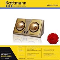 Đèn sưởi cao cấp – 2 bóng – Kottmann – K2BH