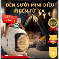 Đèn sưởi để bàn mini TMD, công suất 800w có điều khiển từ xa - Tuỳ chỉnh nhiệt độ nóng-mát đông hè