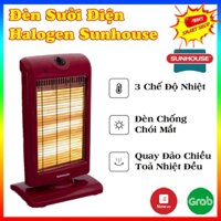 Đèn Sưởi Điện 3 Bóng Halogen Sunhouse SHD7016- Máy Sưởi Ấm Sunhouse Nhỏ Gọn, Ấm Áp