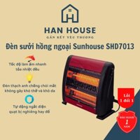 ĐÈN SƯỞI ĐIỆN HỒNG NGOẠI SUNHOUSE SHD7013 - làm ấm nhanh, chống chói mắt, không gây khó thở và khô da - bảo hành 1 năm