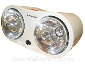Đèn sưởi nhà tắm Duraqua DBA1C - 2 bóng