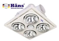 Đèn sưởi Hans 4 bóng âm trần H4B