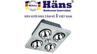 Đèn sưởi hans  H4B,4 bóng