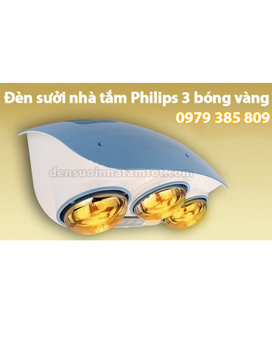 Đèn sưởi nhà tắm Philips DH-833 (DH833) - 3 bóng