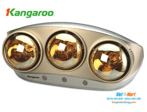 Đèn sưởi nhà tắm Kangaroo KG250 (KG-250) - 3 bóng
