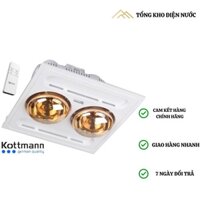 Đèn sưởi Kottman âm trần điều khiển từ xa