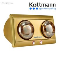 Đèn sưởi Kottmann 2 bóng vàng K2B-Y