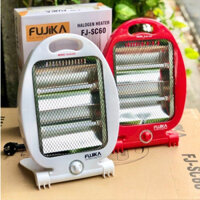 Đèn sưởi - máy sưởi Fujika FJ-60A ( Chính Hãng ) 2 bóng có tấm lưới cách nhiệt an toàn, chế độ tự ngắt khi đổ