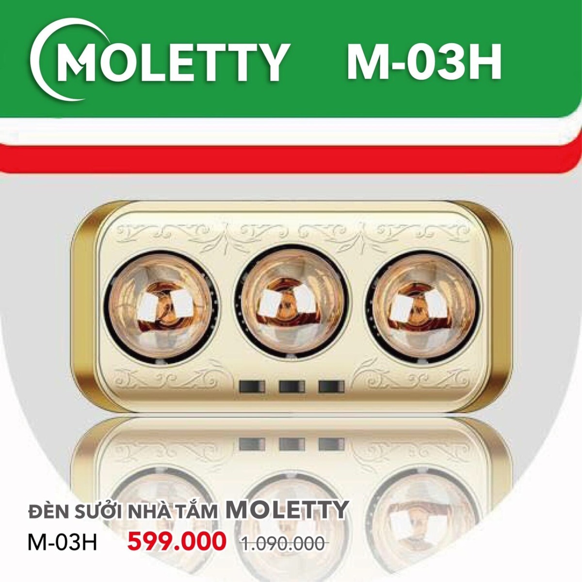 Đèn sưởi Moletty M-03H
