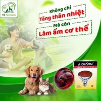 Đèn Sưởi Mùa Đông Dành Cho Chó Mèo Mới Đẻ – Bóng Sưởi Hồng Ngoại Bóng Úm Gà Dành  TD Pet Care