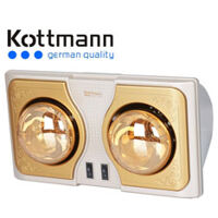 Đèn sưởi nhà tắm 2 bóng Kottmann – K2BH
