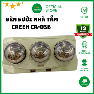 Đèn sưởi nhà tắm 3 bóng Creen CR-03B