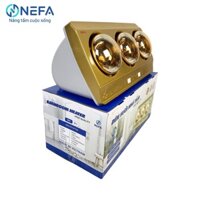 Đèn sưởi nhà tắm 3 bóng Nefa NFS68-3 - Bảo hành 24 tháng