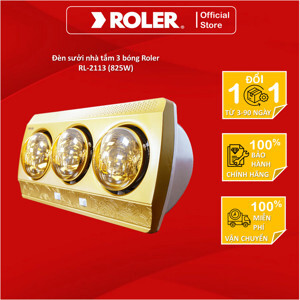 Đèn sưởi nhà tắm 3 bóng Roler RL-2113