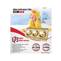 Đèn sưởi nhà tắm 3 bóng Saiko BH-389