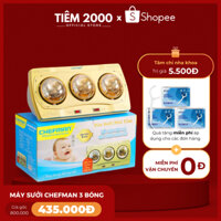 Đèn Sưởi Nhà Tắm  3 Bóng Halogen Chịu Nhiệt Tốt Chống Nước Cống Suất 825W Tiết Kiệm Điện Bảo Hành 12 Tháng