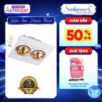 Đèn sưởi nhà tắm âm trần 2 bóng Kottmann K9-R điều khiển, hàng chính hãng