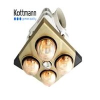 Đèn sưởi nhà tắm âm trần 4 bóng Kottmann K4B-T Hàng Chính hãng ( Giá bán buôn )