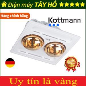 Đèn sưởi nhà tắm âm trần Kottmann K9-R -  2 bóng