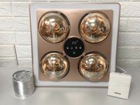 Đèn sưởi nhà tắm âm trần Galaxy 4 bóng GCHL-4R