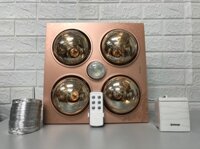 Đèn sưởi nhà tắm âm trần Galaxy 4 bóng GCHL-4L