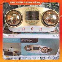 Đèn sưởi nhà tắm Borg Braun thương hiệu ĐỨC BU02 | BU03 | BU16 có quạt thổi (Chính hãng, bảo hành 5 năm, Lỗi 1 đổi 1)