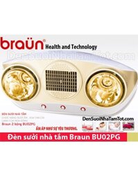 Đèn sưởi nhà tắm Braun BU02PG