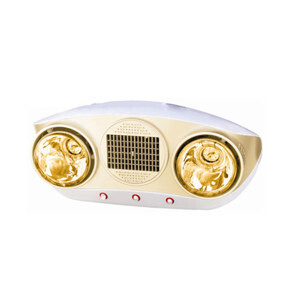Đèn sưởi nhà tắm Braun BU03G (BU03-G) - 3 bóng vàng