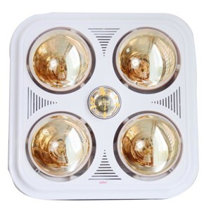 Đèn sưởi nhà tắm Braun BU04R - 4 bóng âm trần + điều khiển