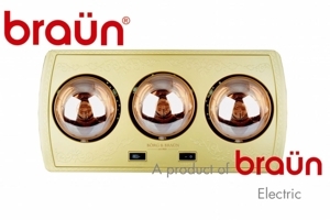 Đèn sưởi nhà tắm BRAUN BU3