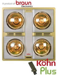 Đèn sưởi nhà tắm Braun Konh Plus KF02G