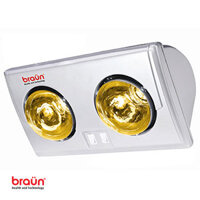 Đèn sưởi nhà tắm Braun BU02G-01 (bóng vàng)