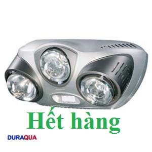 Đèn sưởi nhà tắm Duraqua DBA2A - 3 bóng