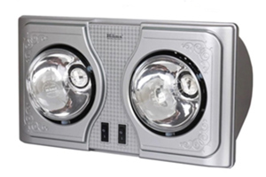 Đèn sưởi nhà tắm Hans H2B - 2 bóng