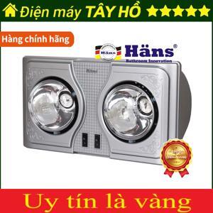 Đèn sưởi nhà tắm Hans H2B - 2 bóng