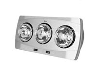 Đèn sưởi nhà tắm Hans 3 bóng màu trắng H3B