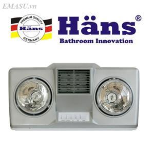 Đèn sưởi nhà tắm Hans H2BHW (H2B-HW) - 2 bóng