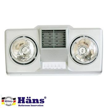 Đèn sưởi nhà tắm Hans H2BHW (H2B-HW) - 2 bóng