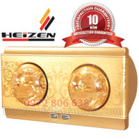 Đèn sưởi nhà tắm Heizen 2 bóng bảo hành 10 năm