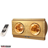 Đèn sưởi nhà tắm Heizen HE-2BR 2 bóng có điều khiển