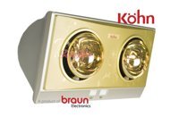 Đèn sưởi nhà tắm Kohn 2 bóng KN02G