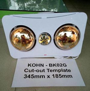Đèn sưởi nhà tắm Kohn BK02G