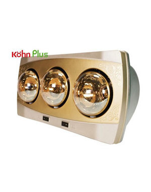 Đèn sưởi nhà tắm Kohn KF03G - 3 bóng