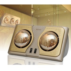 Đèn sưởi nhà tắm Kottmann K2B-H - 2 bóng vàng