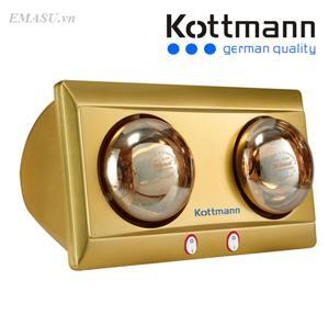 Đèn sưởi nhà tắm Kottmann 2 bóng K2BY